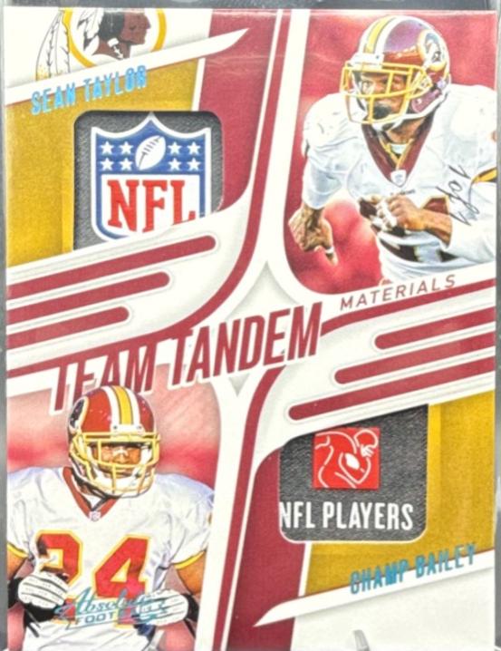 Sean Taylor / Champ Bailey [Platinum] #TTM-RED
