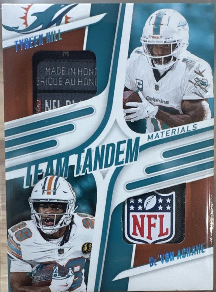 Tyreek Hill / De'Von Achane [Platinum] #TTM-MIA