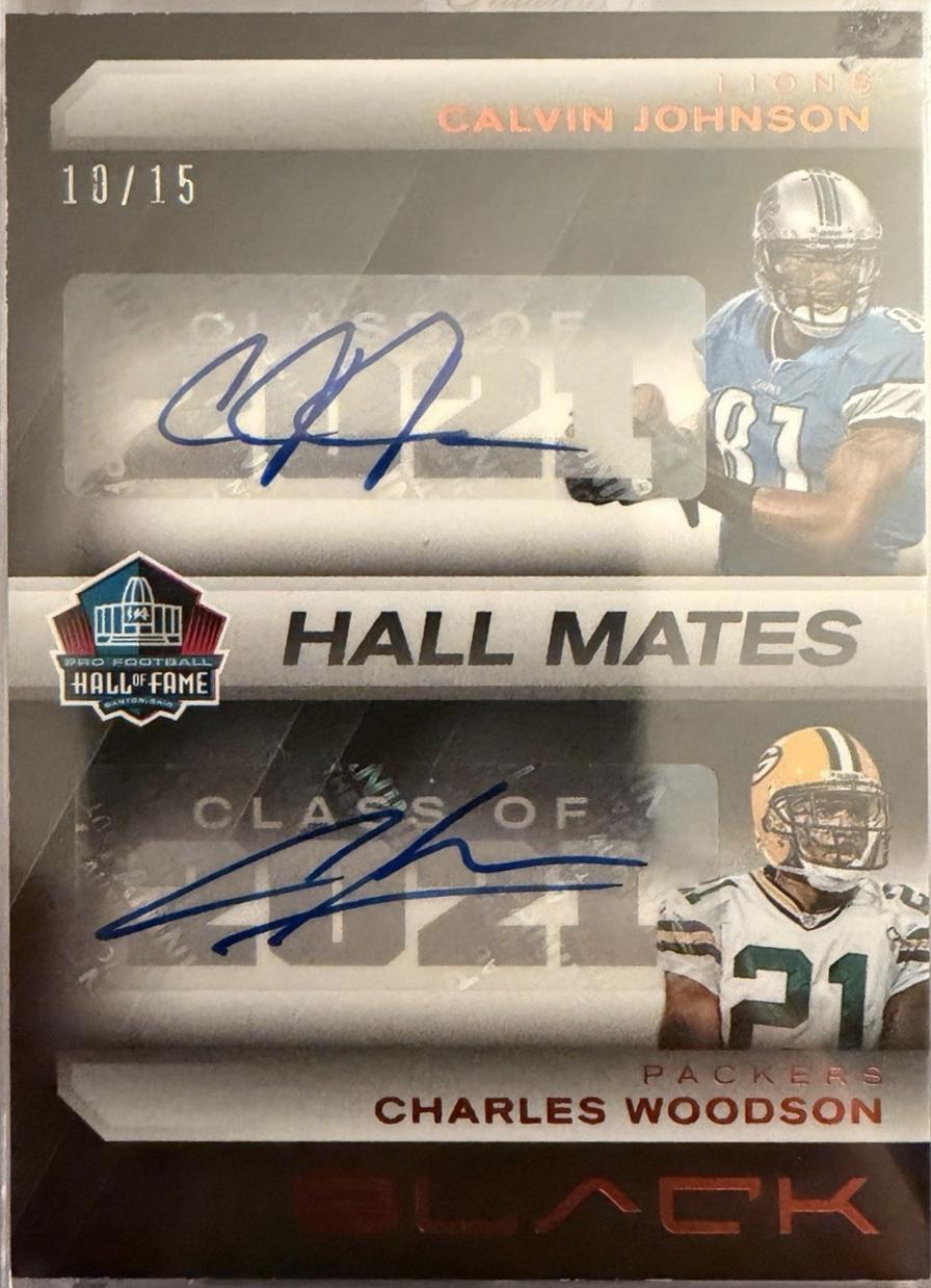 Charles Woodson / Calvin Johnson [Citrine] #2