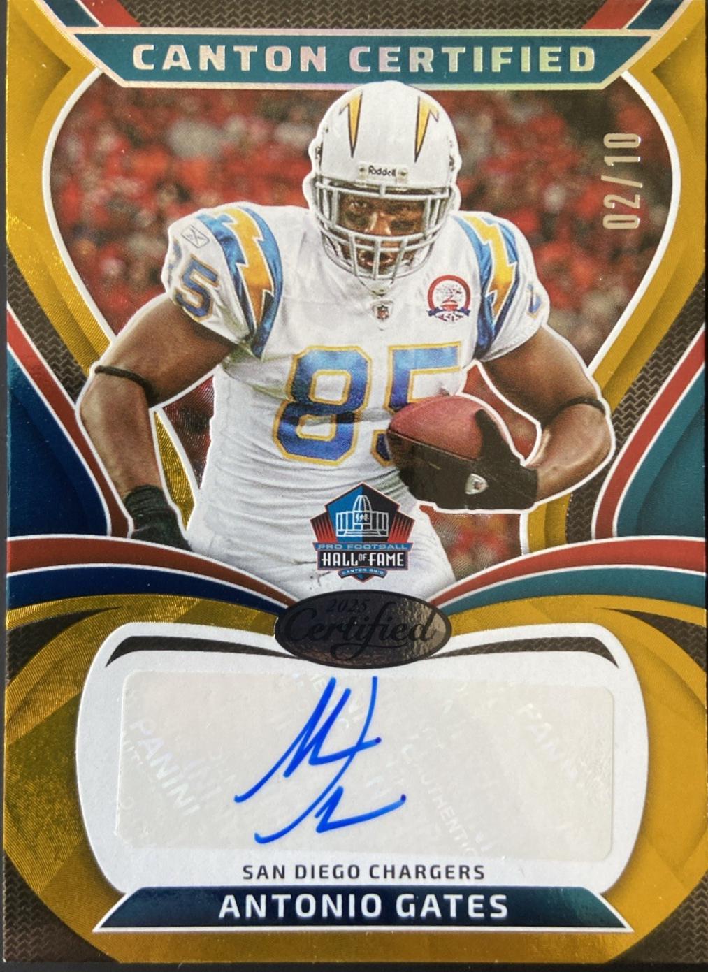 Antonio Gates [Mirror Gold] #CAN-AGA