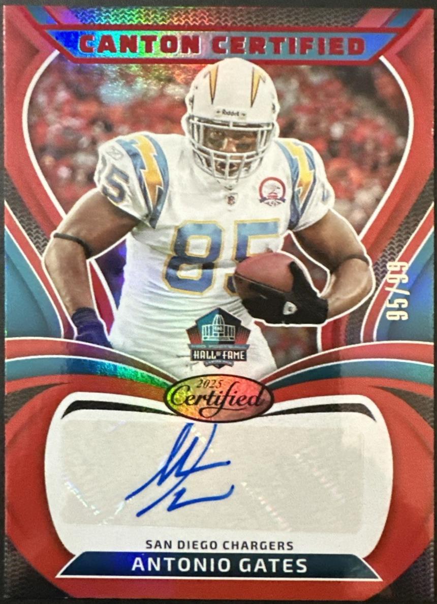 Antonio Gates [Mirror Red] #CAN-AGA