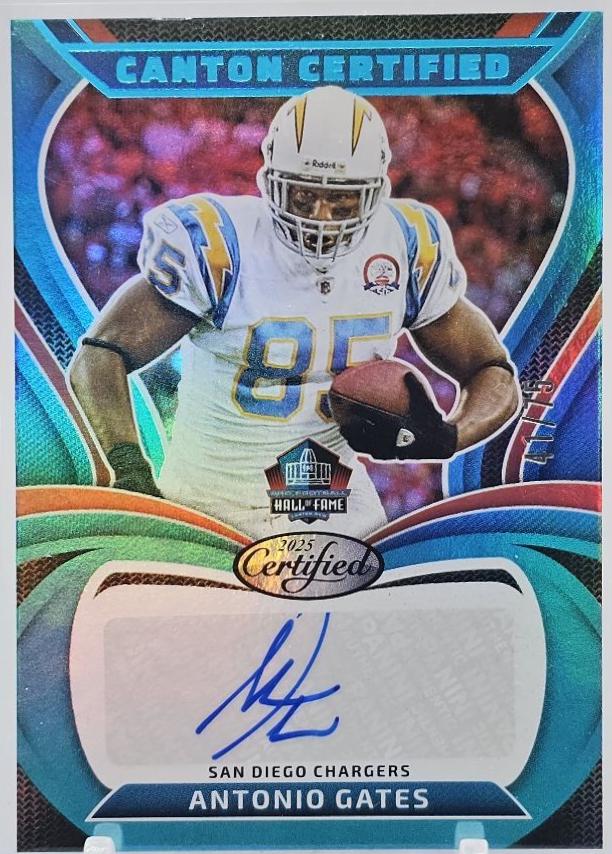 Antonio Gates [Mirror Teal] #CAN-AGA