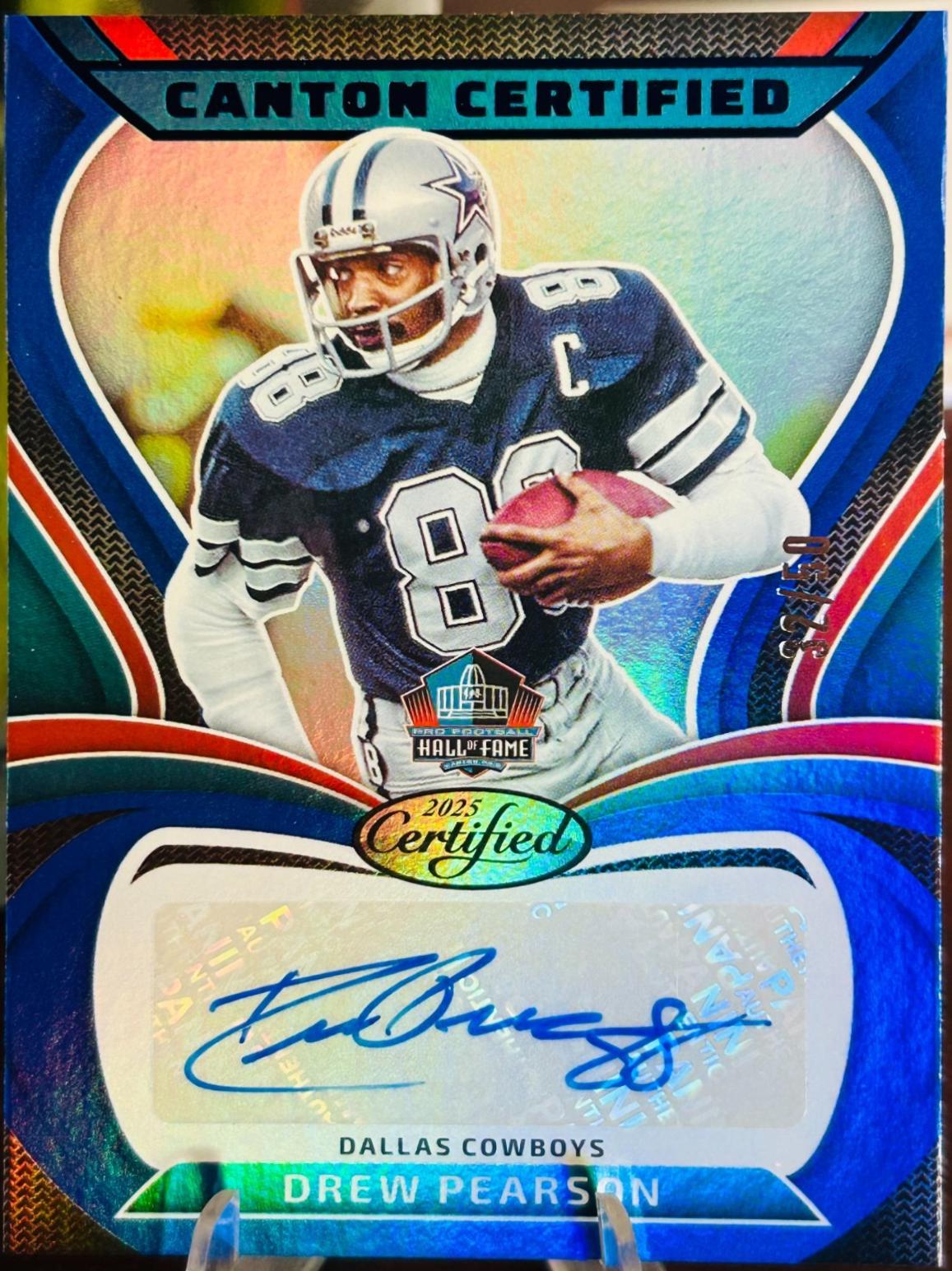 Drew Pearson [Mirror Blue] #CAN-DPE