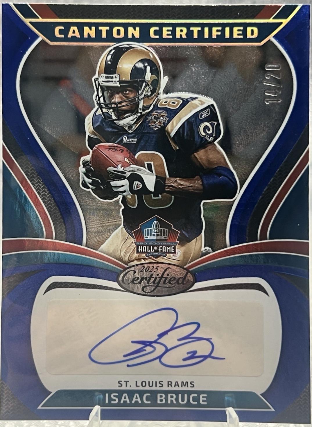 Isaac Bruce [Blue Etch] #CAN-IBR