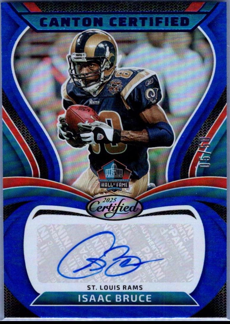 Isaac Bruce [Mirror Blue] #CAN-IBR