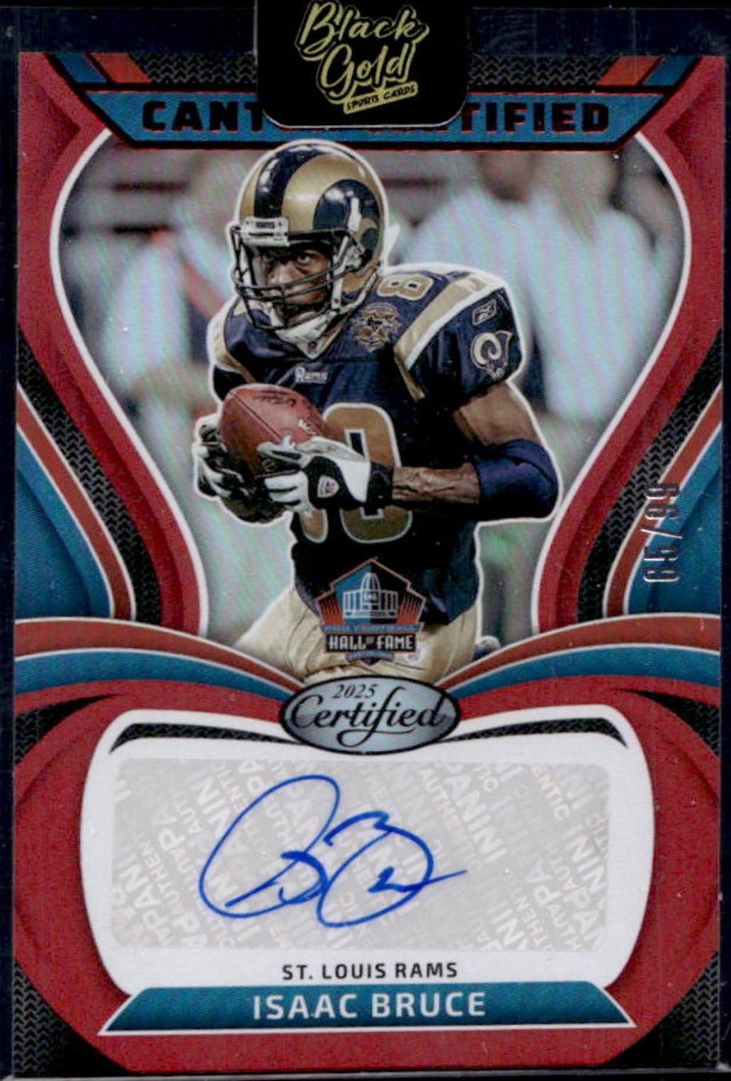Isaac Bruce [Mirror Red] #CAN-IBR