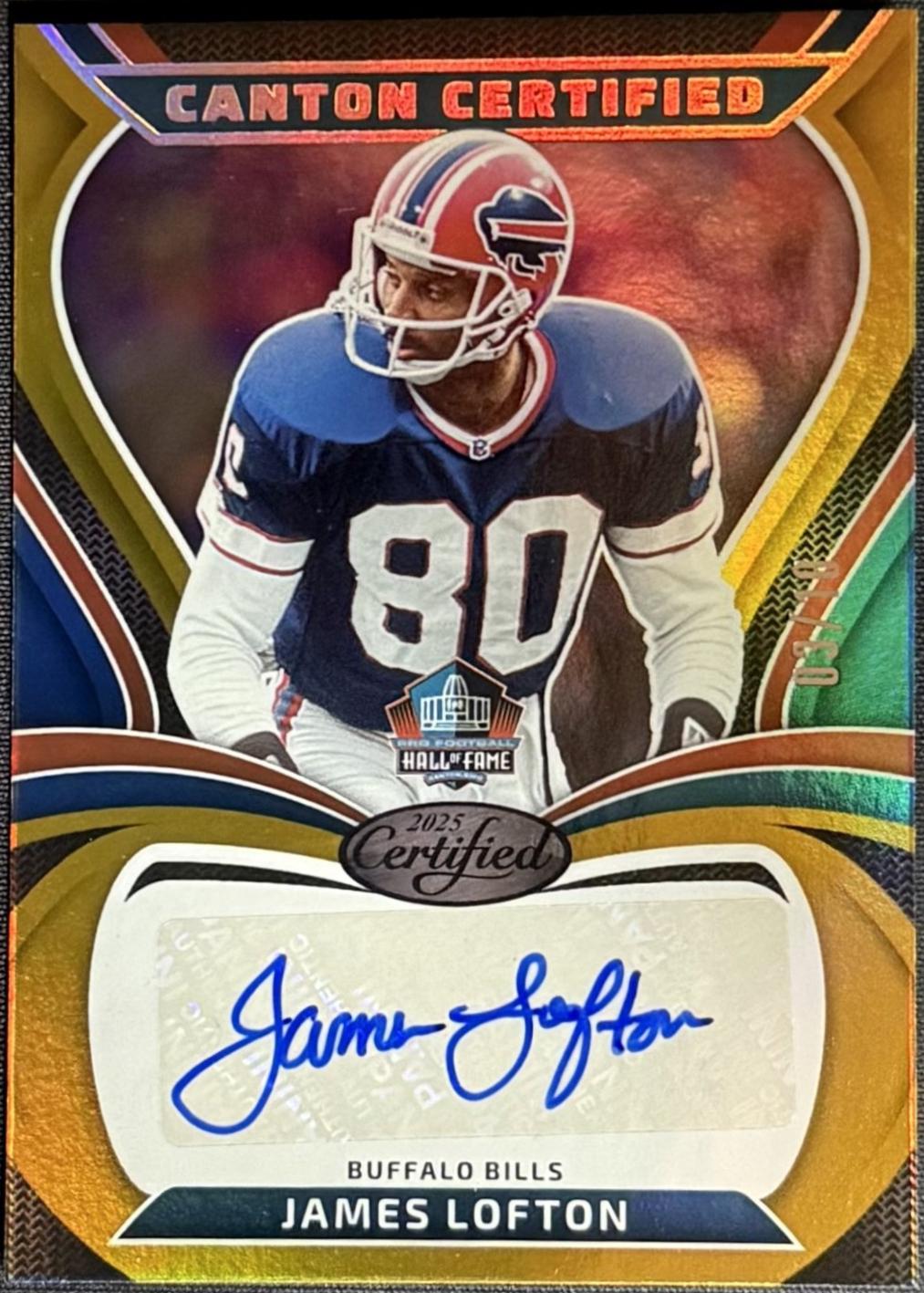 James Lofton [Mirror Gold] #CAN-JLO