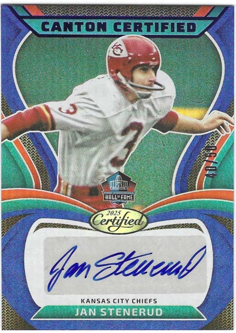 Jan Stenerud [Mirror Blue] #CAN-JST