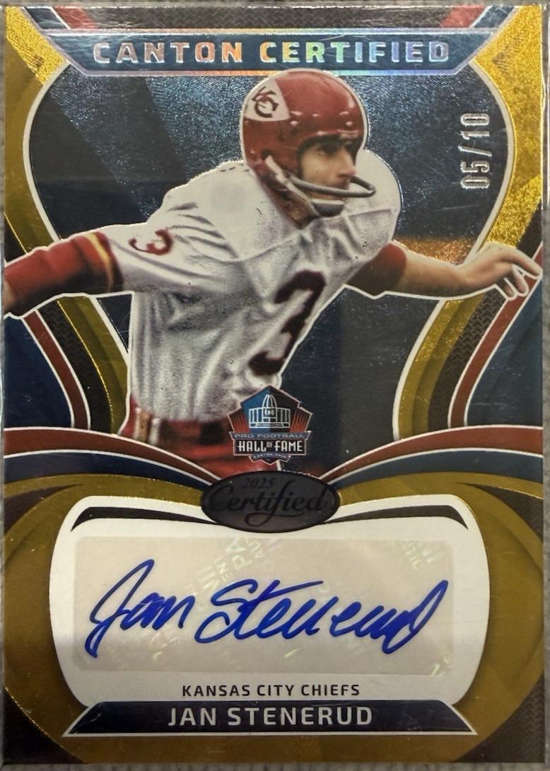 Jan Stenerud [Mirror Gold] #CAN-JST