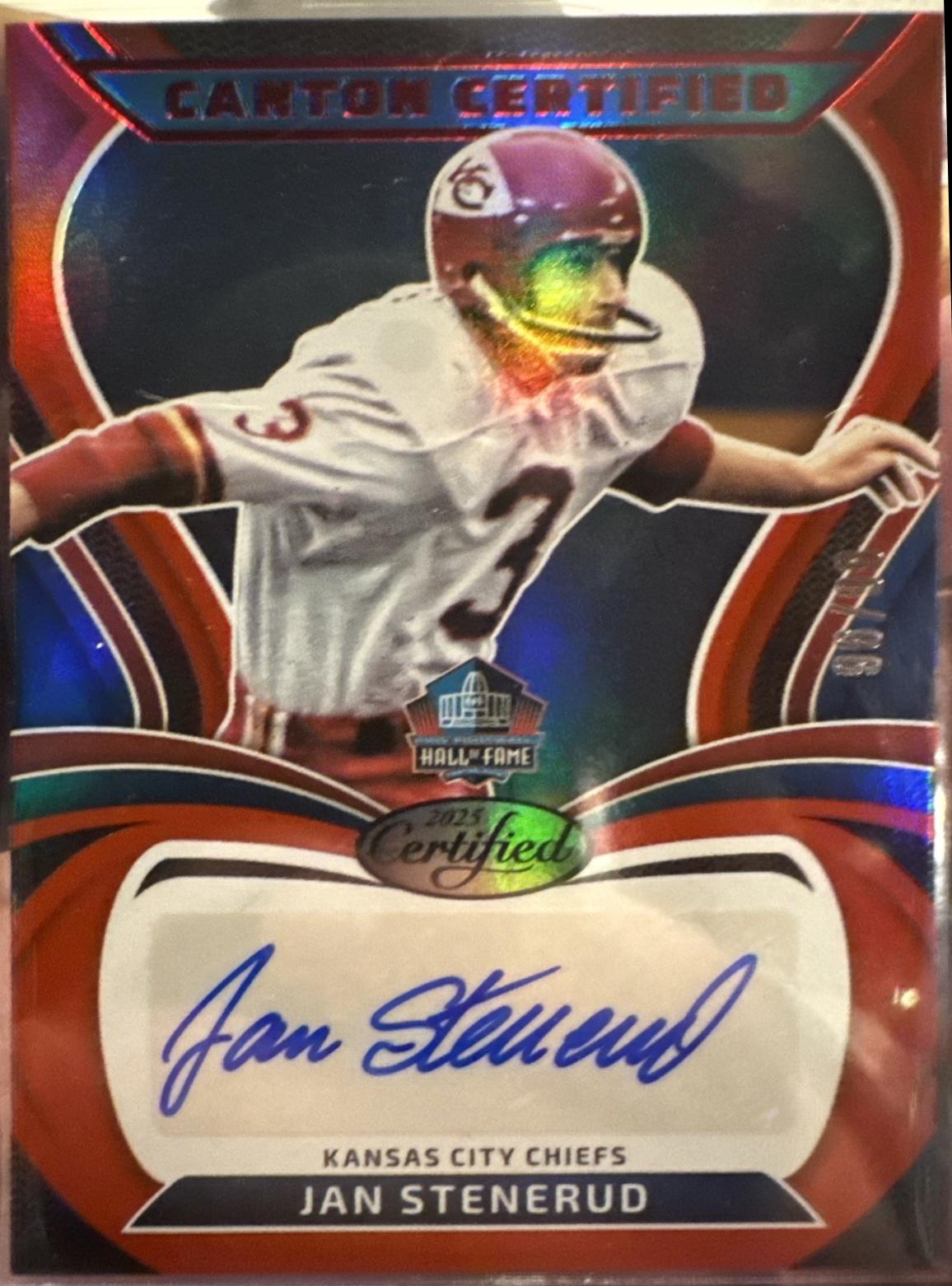 Jan Stenerud [Mirror Red] #CAN-JST