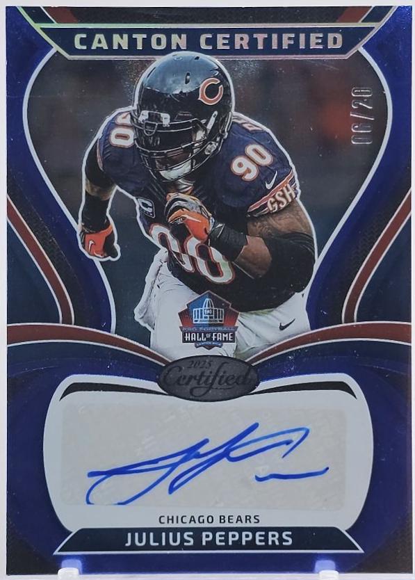 Julius Peppers [Blue Etch] #CAN-JPE