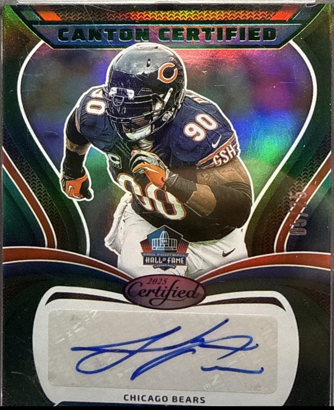 Julius Peppers [Mirror Blue] #CAN-JPE