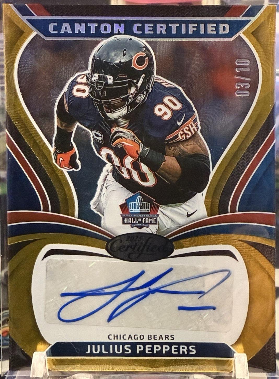 Julius Peppers [Mirror Gold] #CAN-JPE