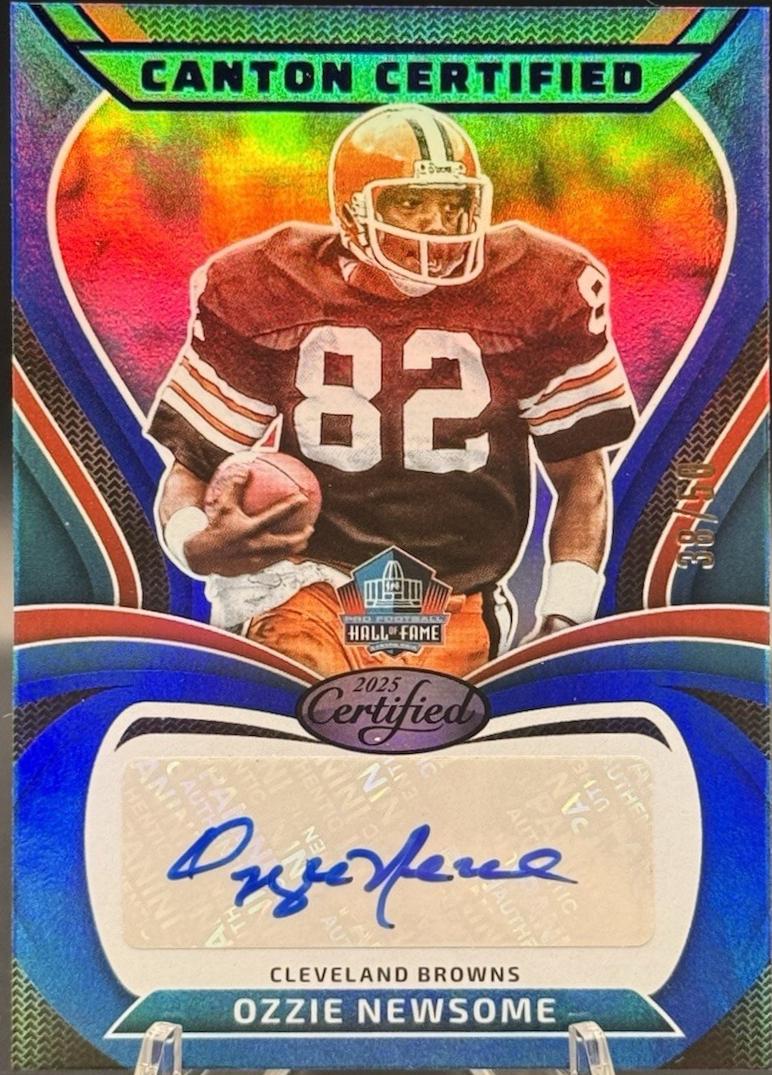 Ozzie Newsome [Mirror Blue] #CAN-ONE