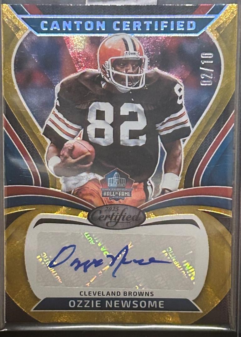 Ozzie Newsome [Mirror Gold] #CAN-ONE