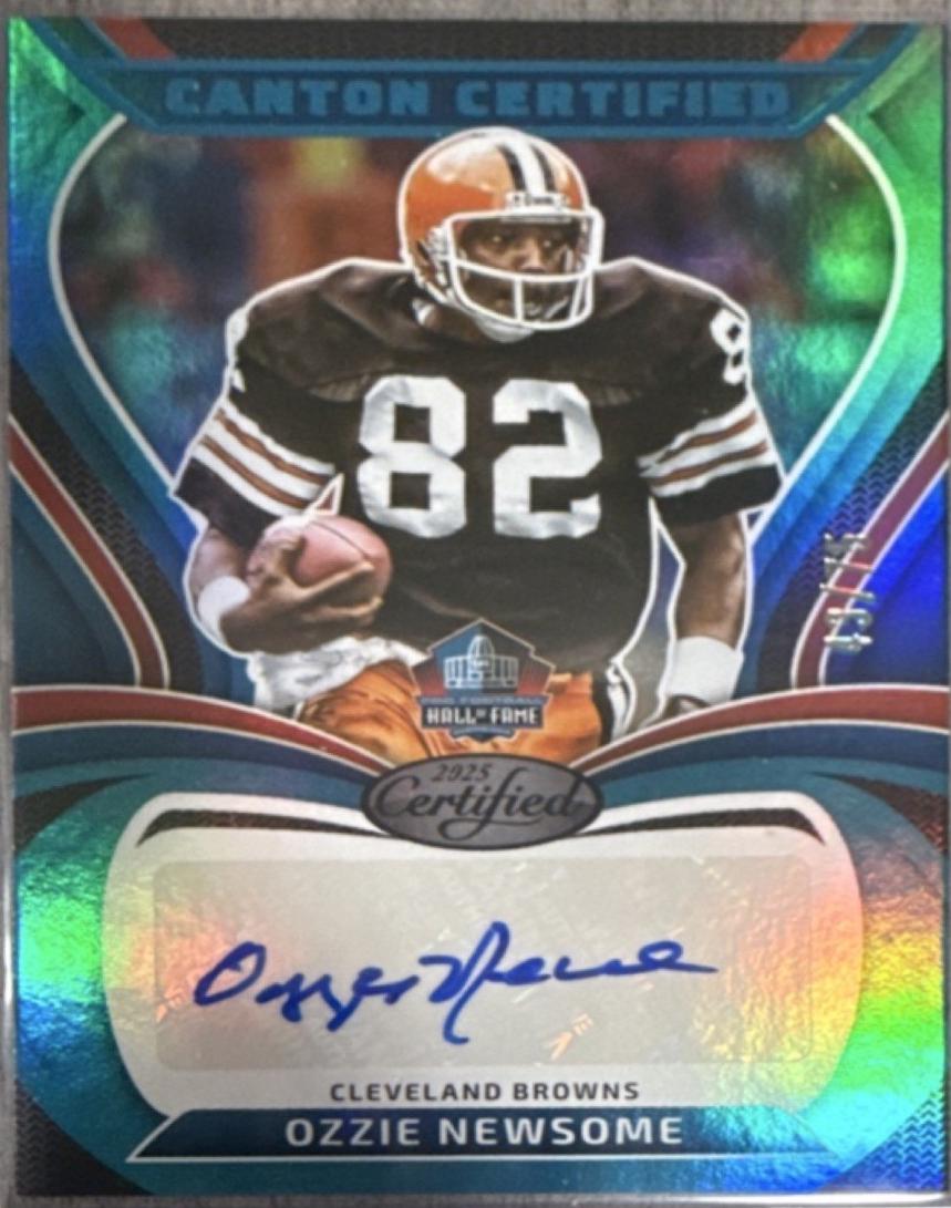 Ozzie Newsome [Mirror Teal] #CAN-ONE