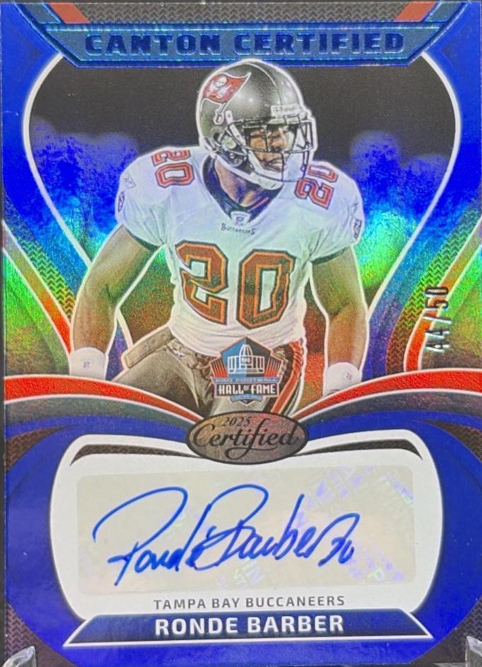 Ronde Barber [Mirror Blue] #CAN-RBA