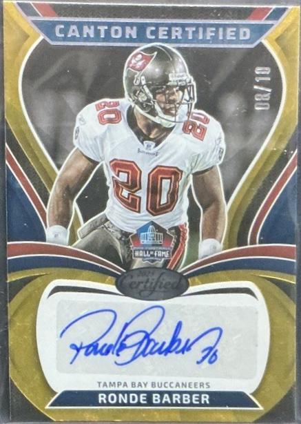 Ronde Barber [Mirror Gold] #CAN-RBA