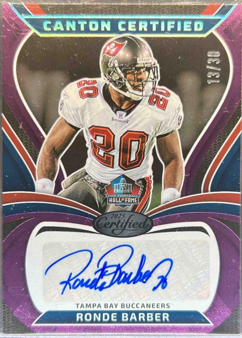 Ronde Barber [Purple Etch] #CAN-RBA