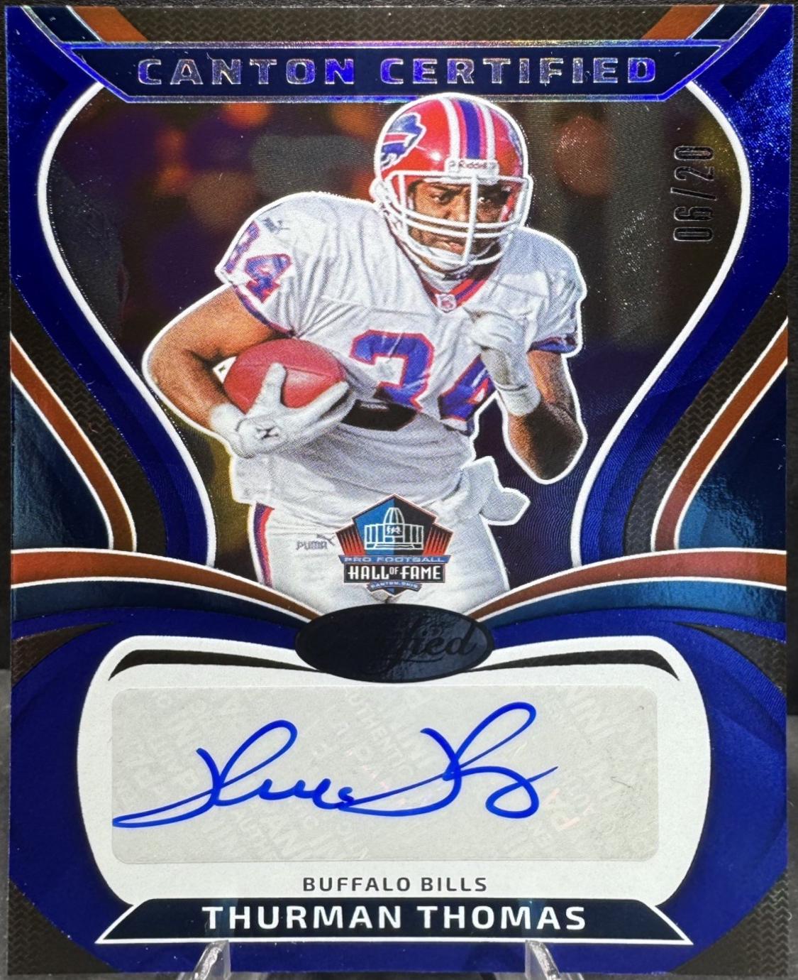 Thurman Thomas [Blue Etch] #CAN-TTH