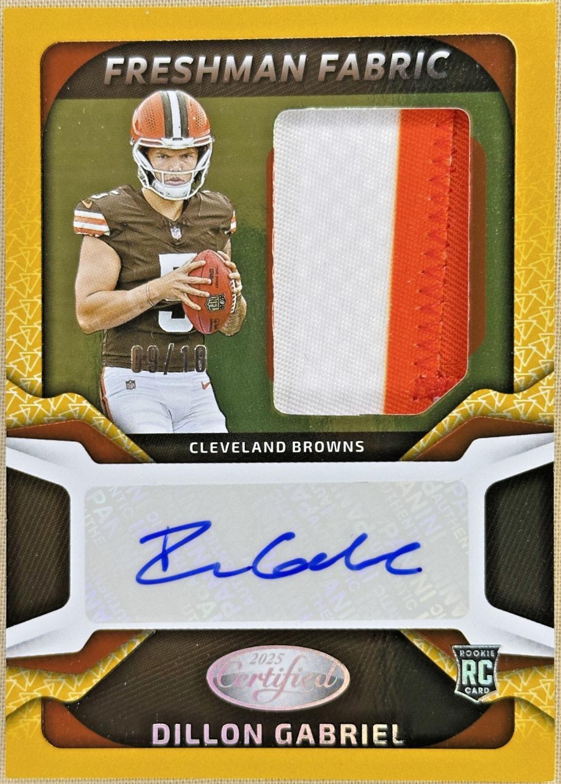 Dillon Gabriel [Gold Etch] #FBC-DGL