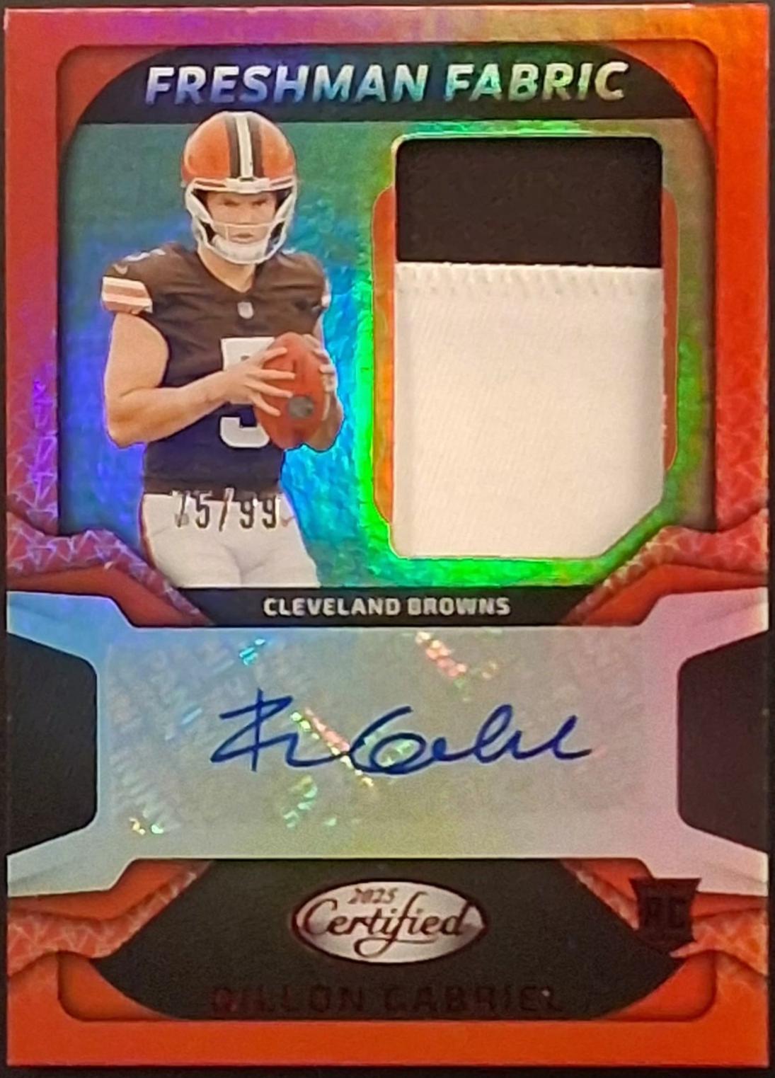 Dillon Gabriel [Mirror Red] #FBC-DGL