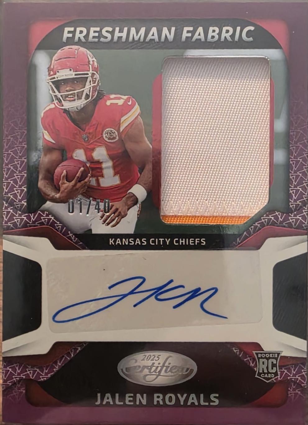 Jalen Royals [Purple Etch] #FBC-JRS