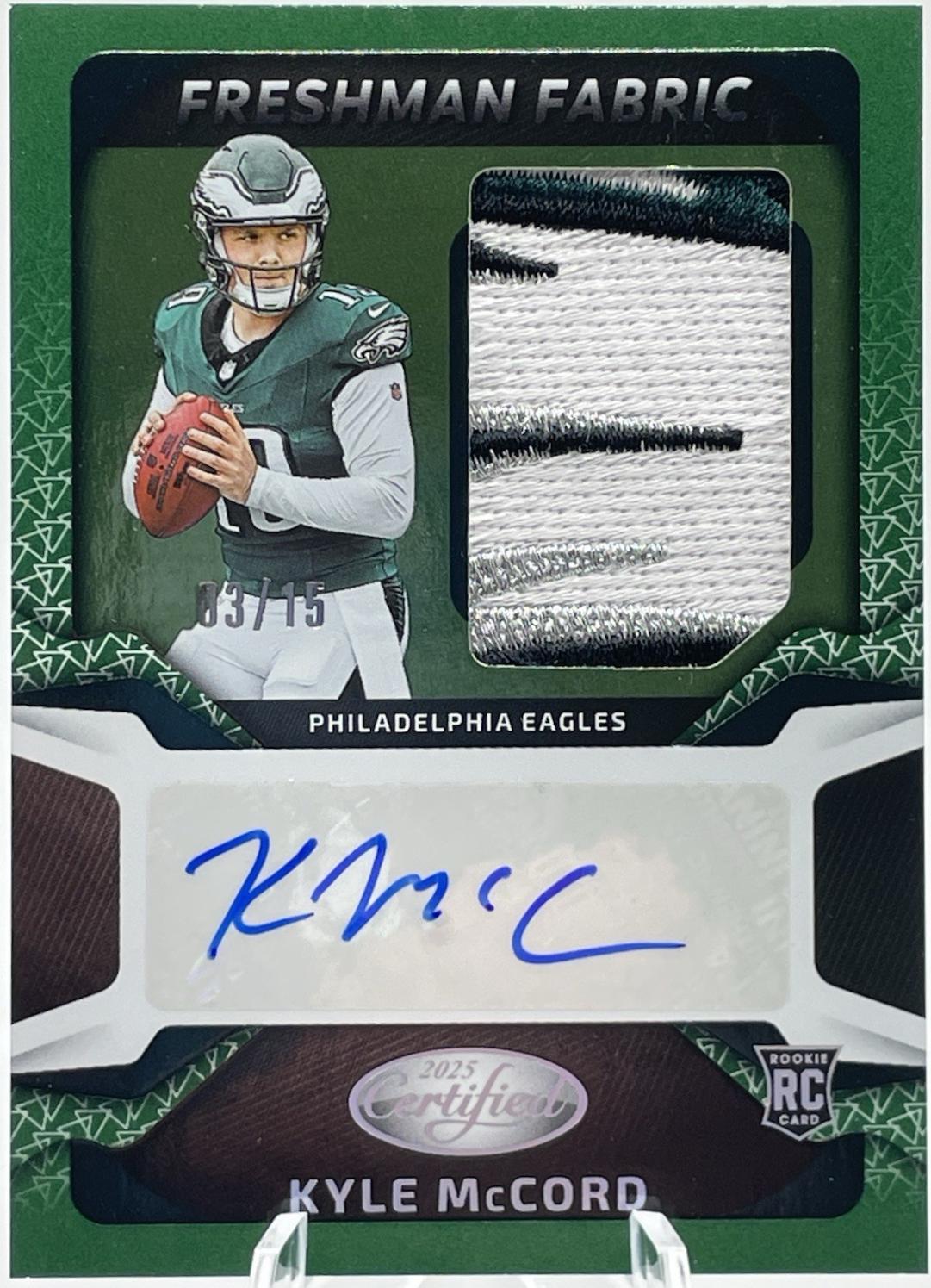 Kyle McCord [Green Etch] #FBC-KMD