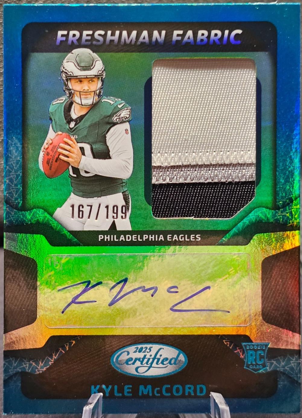 Kyle McCord [Mirror Teal] #FBC-KMD