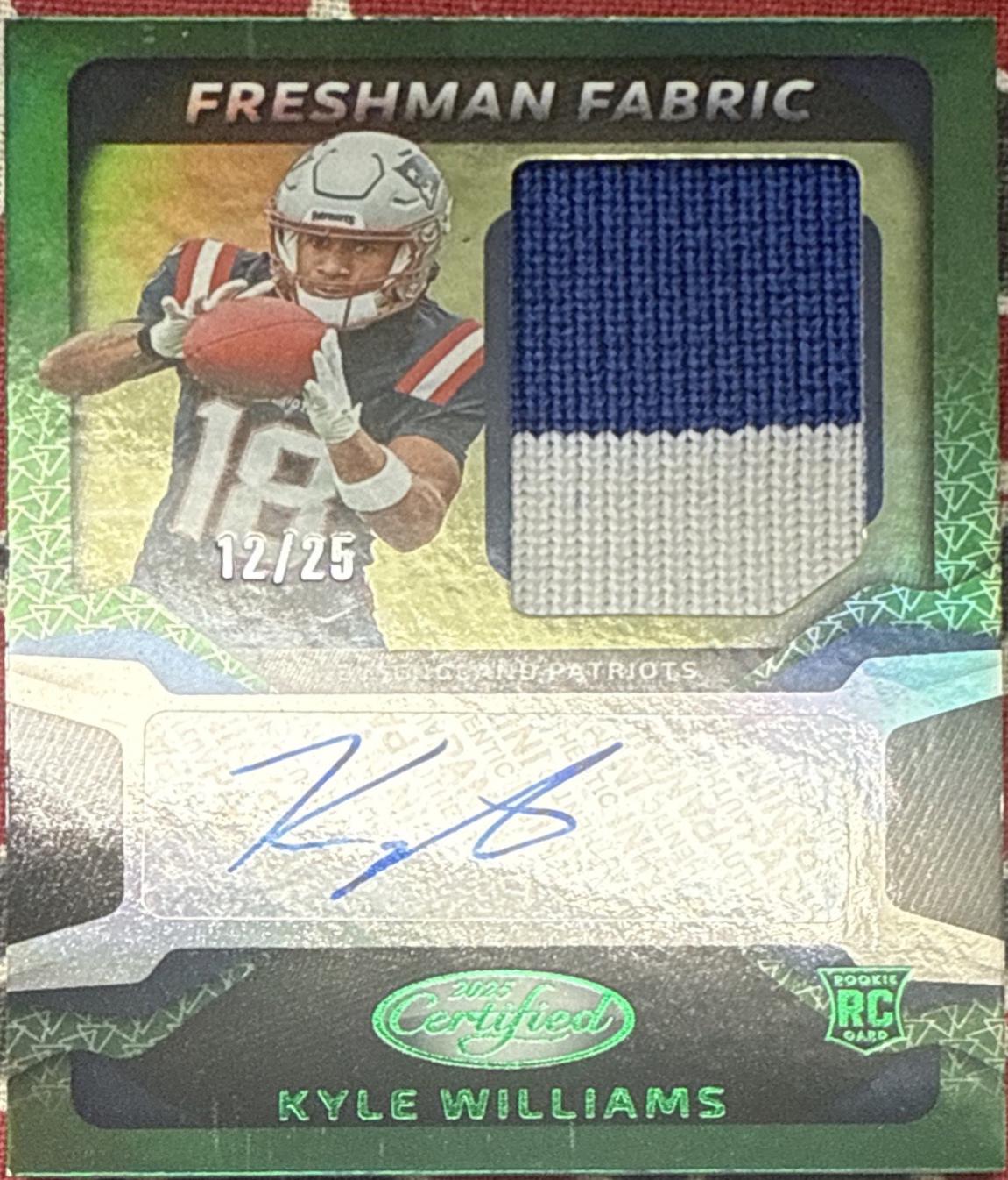 Kyle Williams [Mirror Green] #FBC-KWS
