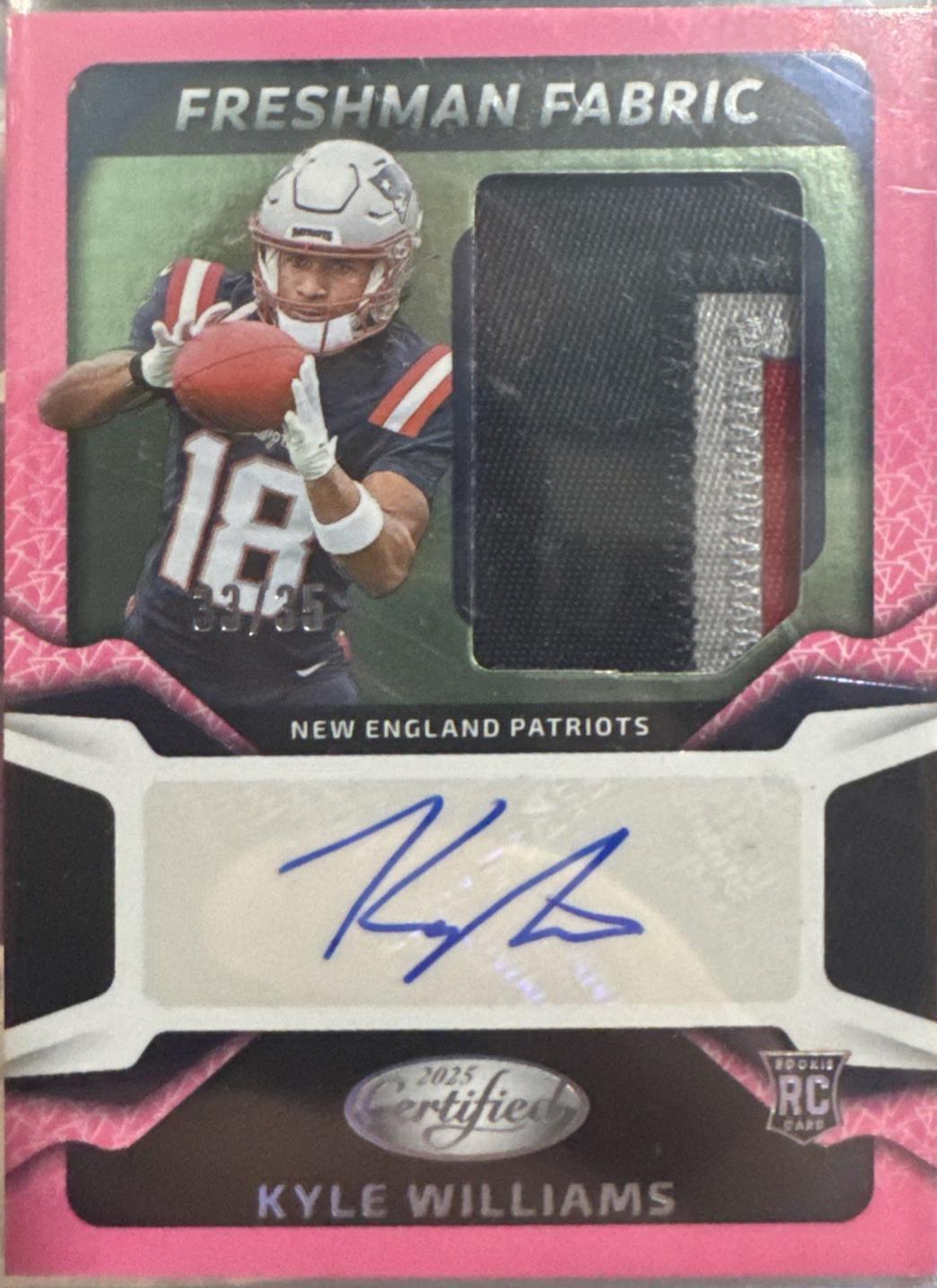 Kyle Williams [Pink Etch] #FBC-KWS