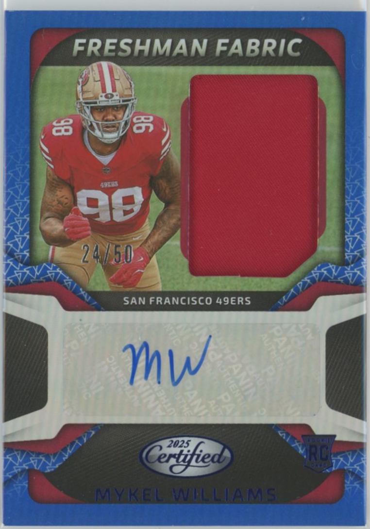 Mykel Williams [Mirror Blue] #FBC-MWS