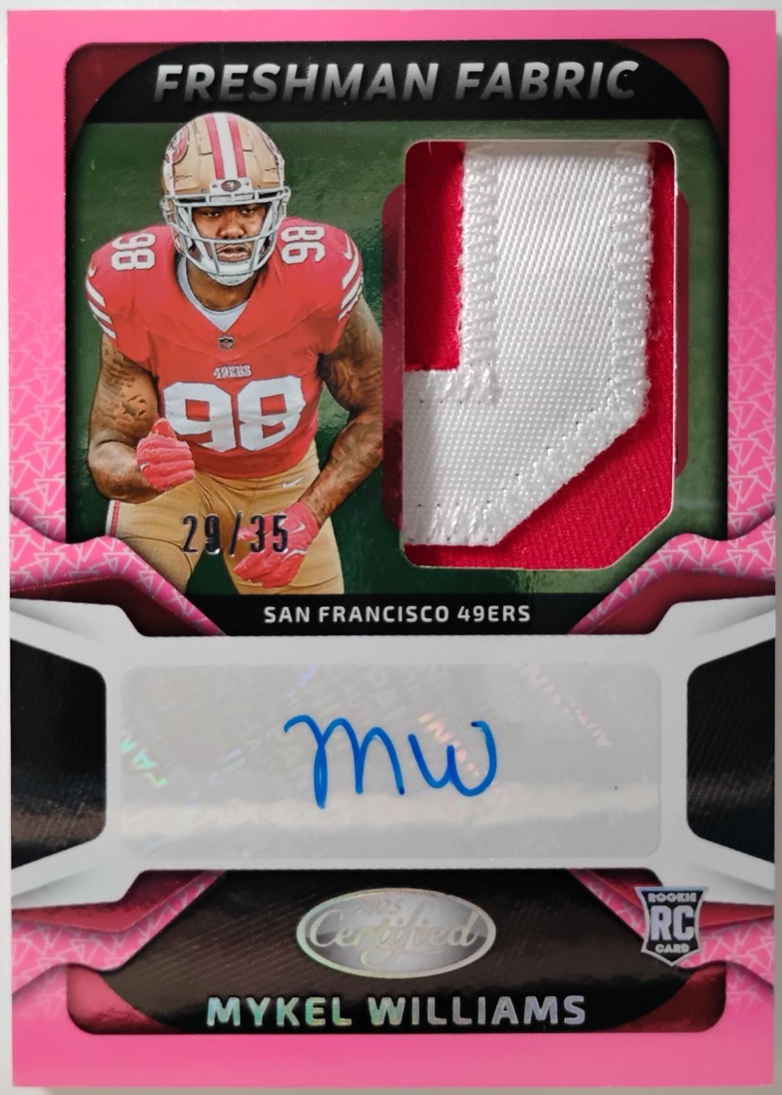 Mykel Williams [Pink Etch] #FBC-MWS