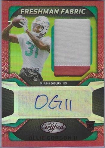 Ollie Gordon II [Mirror Red] #FBC-OGN