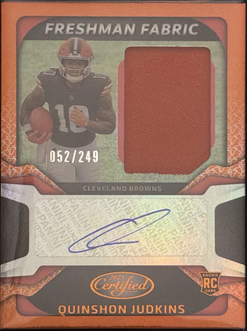 Quinshon Judkins [Mirror Orange] #FBC-QJS