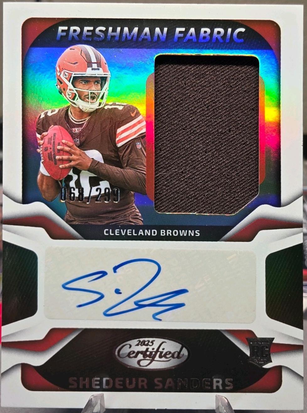 Shedeur Sanders [Mirror Pink] #FBC-SSS