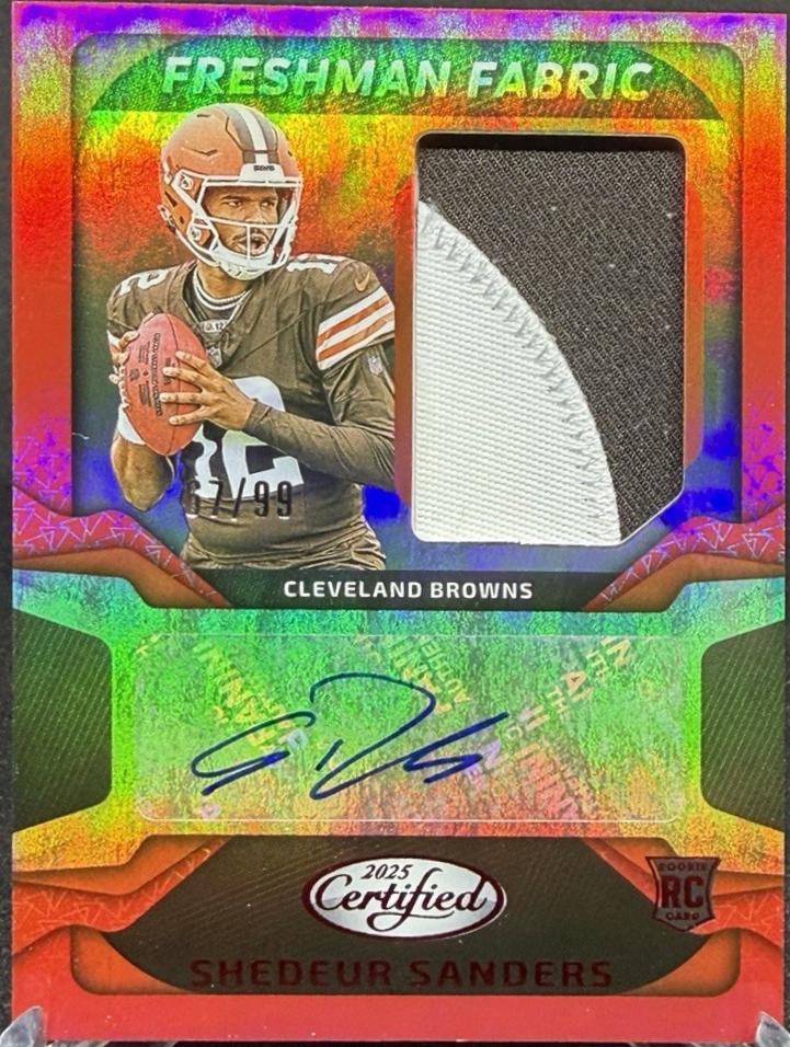 Shedeur Sanders [Mirror Red] #FBC-SSS