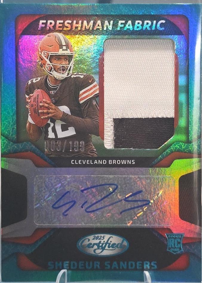 Shedeur Sanders [Mirror Teal] #FBC-SSS