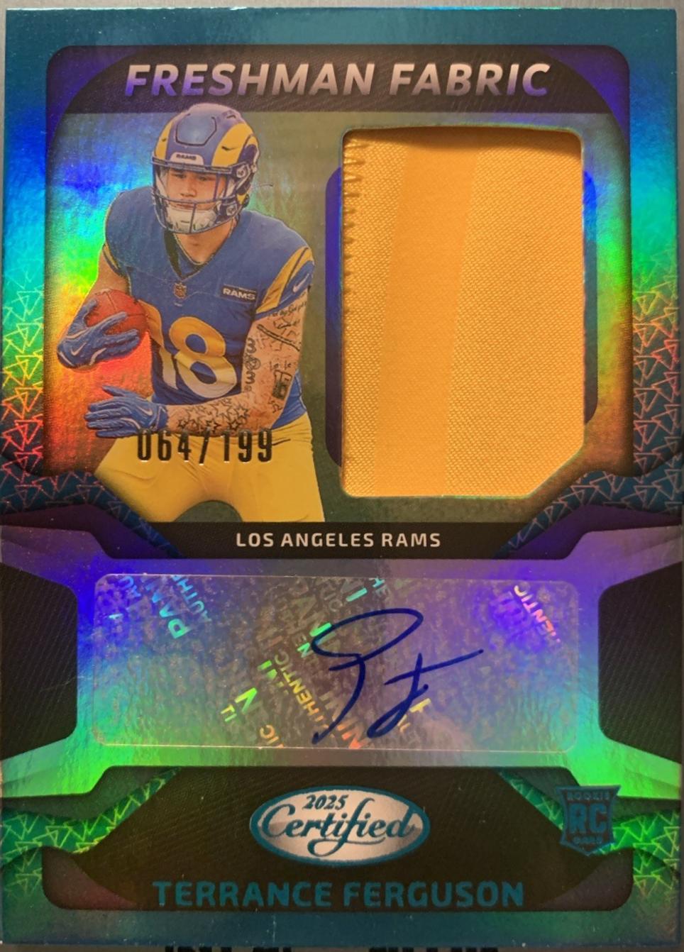 Terrance Ferguson [Mirror Teal] #FBC-TFN