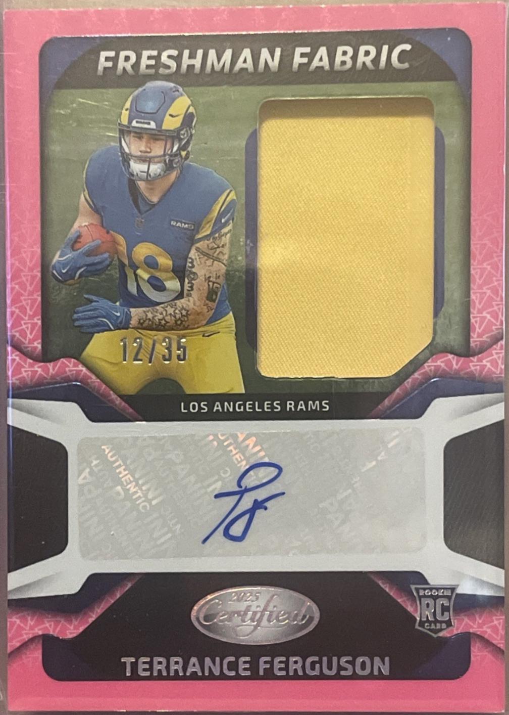 Terrance Ferguson [Pink Etch] #FBC-TFN