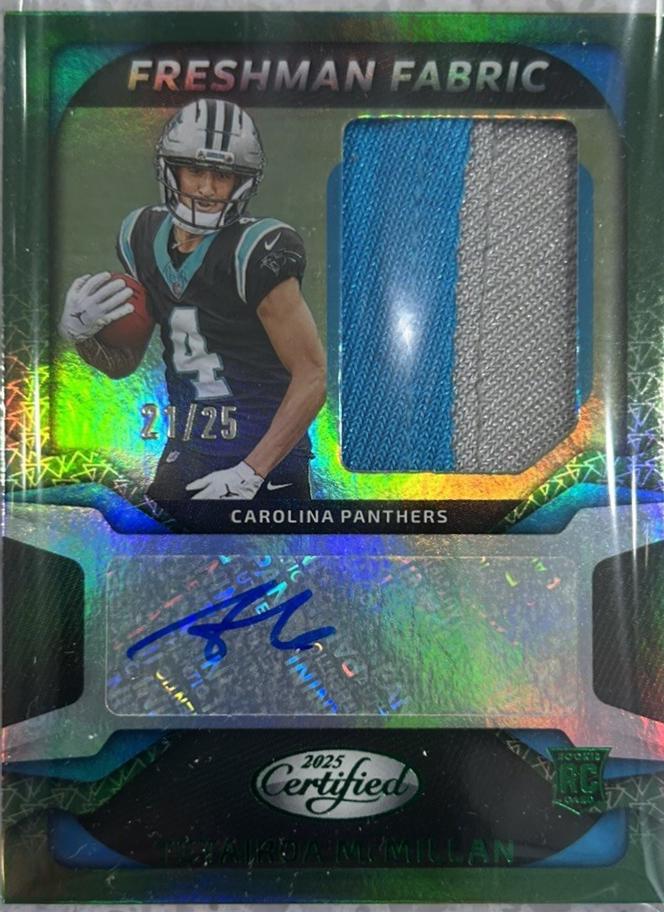 Tetairoa McMillan [Mirror Green] #FBC-TMN