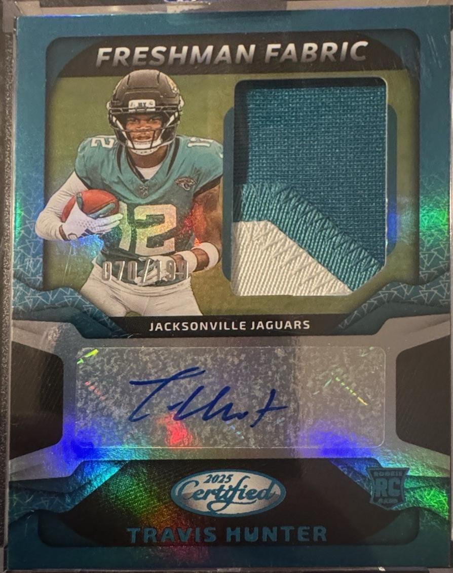 Travis Hunter [Mirror Teal] #FBC-THR