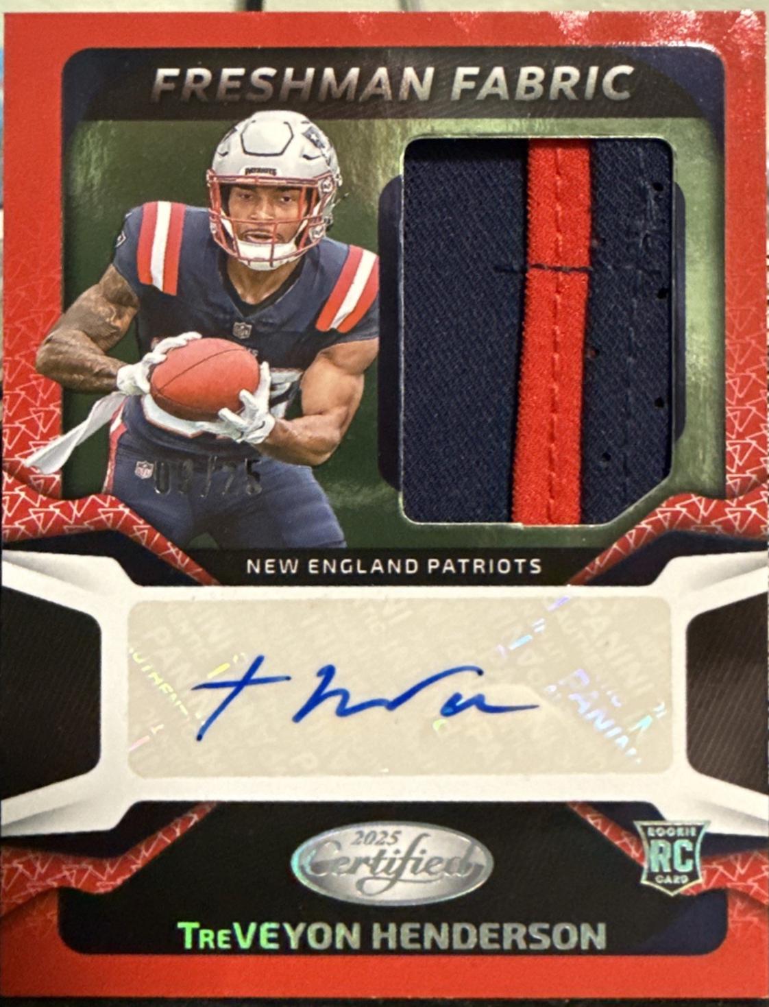 TreVeyon Henderson [Mirror Green] #FBC-THN