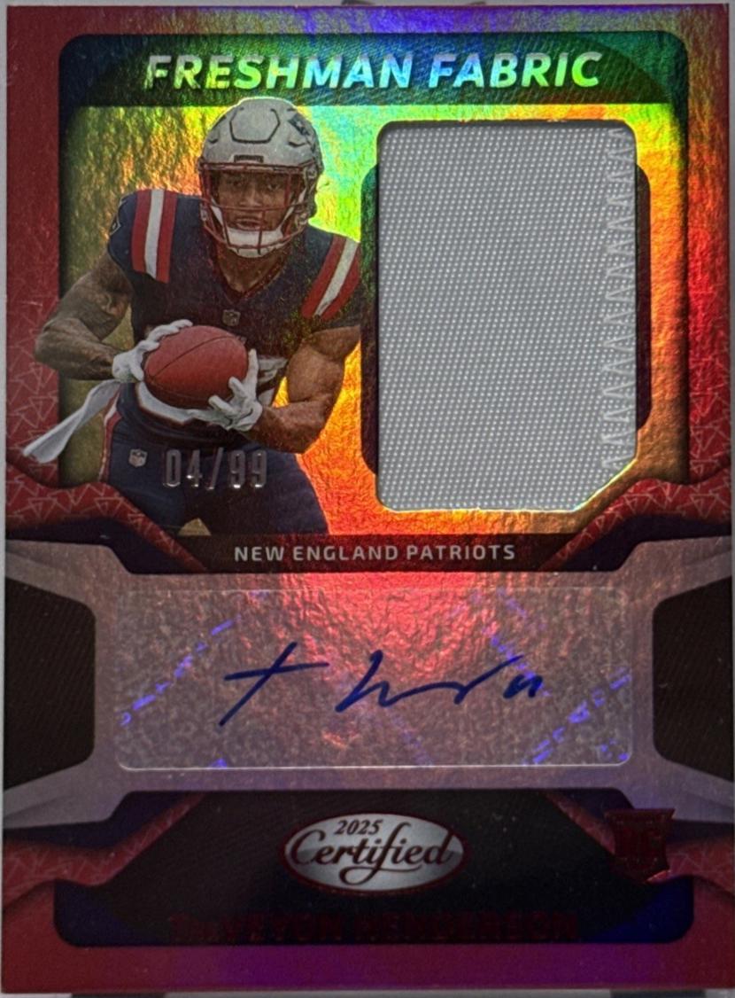 TreVeyon Henderson [Mirror Red] #FBC-THN