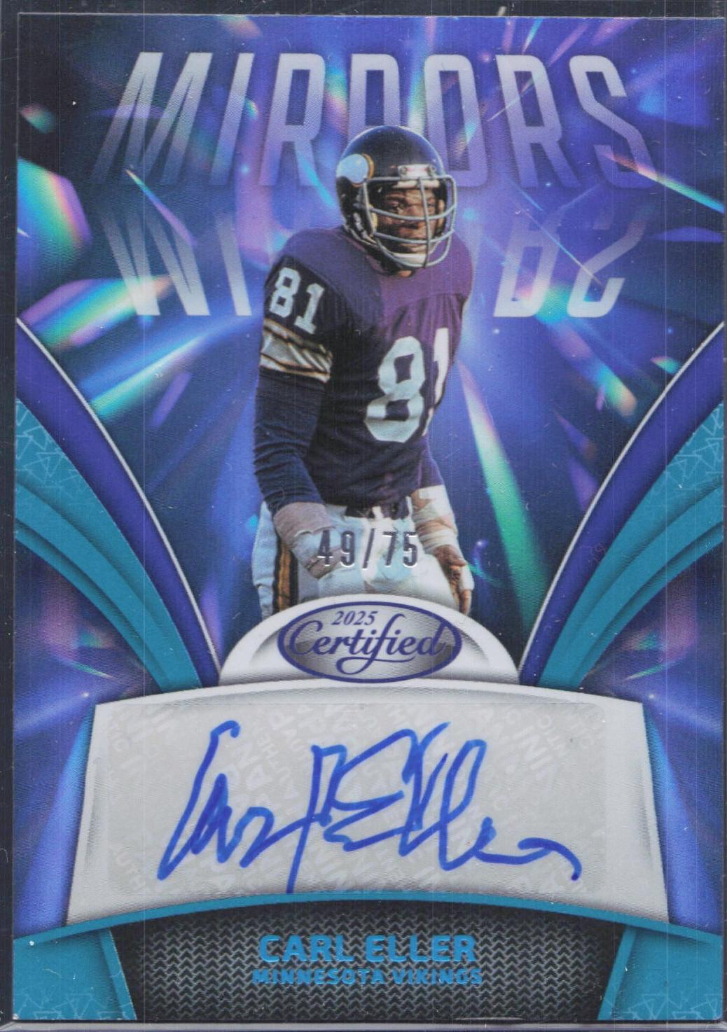 Carl Eller [Teal] #MS-CEL