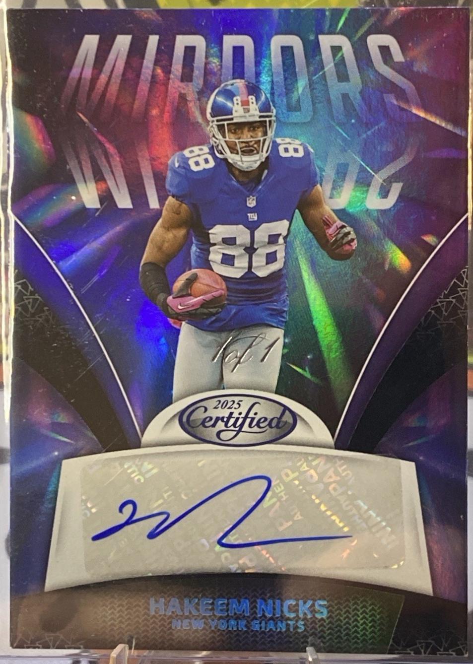Hakeem Nicks [Black] #MS-HNI