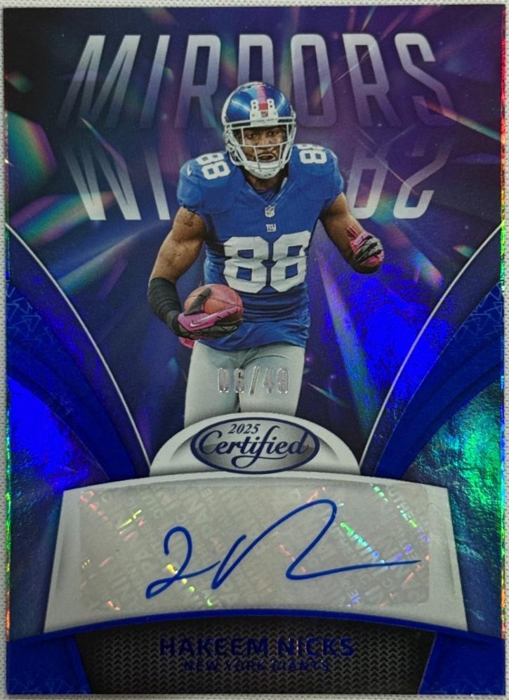 Hakeem Nicks [Blue] #MS-HNI