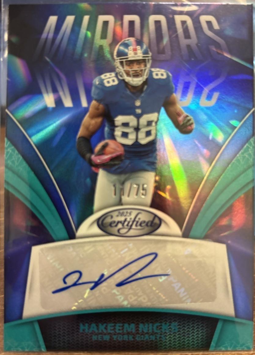 Hakeem Nicks [Teal] #MS-HNI