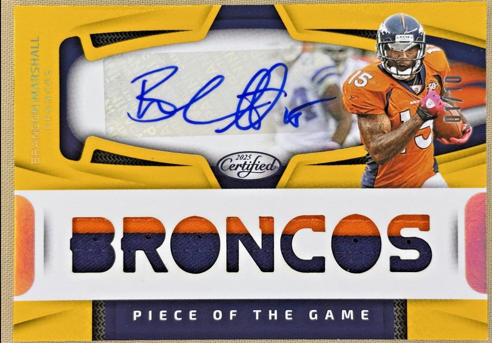 Brandon Marshall [Gold] #POGS-BML