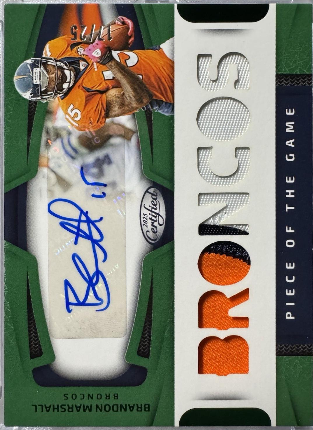 Brandon Marshall [Green] #POGS-BML